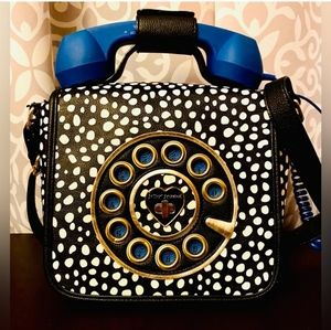 Betsey Johnson Retro Polka Dot Shoulder Bag